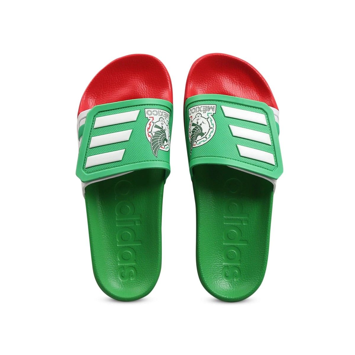 New adidas Men's ADILETTE 22 SLIDES Sandals Green / Cloud White / Green  IF5395 | eBay