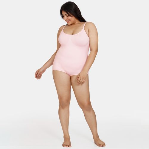 Buy Zivame All Day Seamless Knee Length Bodysuit - Crystal Rose at Rs.1497  online