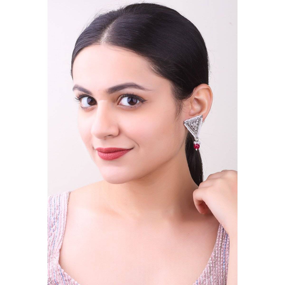 GRIIHAM Silver Plated Cute Earrings