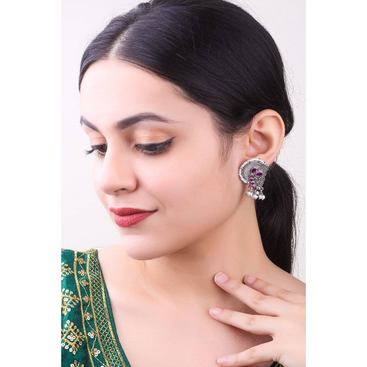 GRIIHAM Silver Plated Cute Earrings