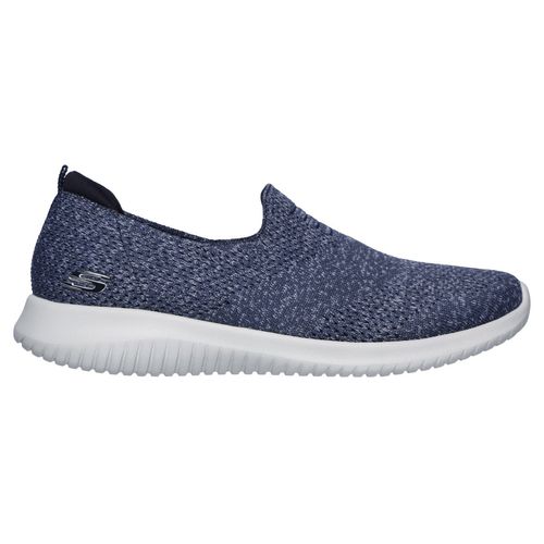 SKECHERS Women Ultra Flex Navy Blue Casual Slip On Sneakers (UK 3)