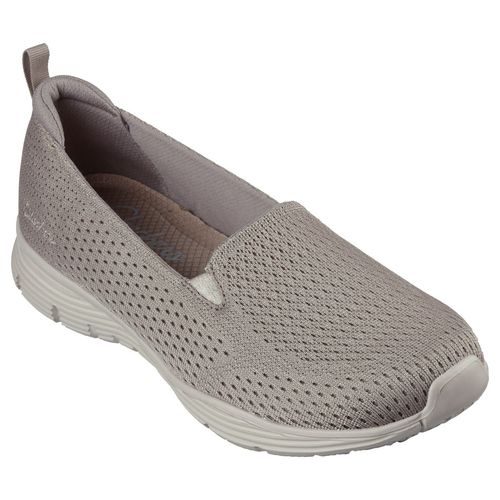 Buy SKECHERS Women Seager Taupe Casual Slip On Loafers Online
