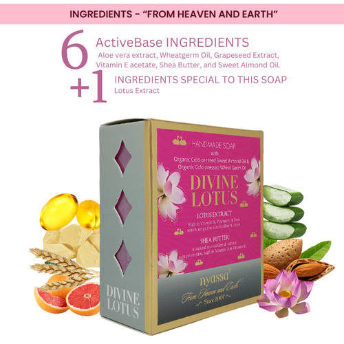 Buy Nyassa Luxurious Divine Lotus Handmade Natural Bathing Soap Online