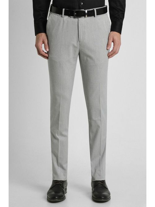 sachin and babi light blue dress Mens Grey granite Tartan Trousers - Regular fit - Expandable Waist -  checkered main image 1