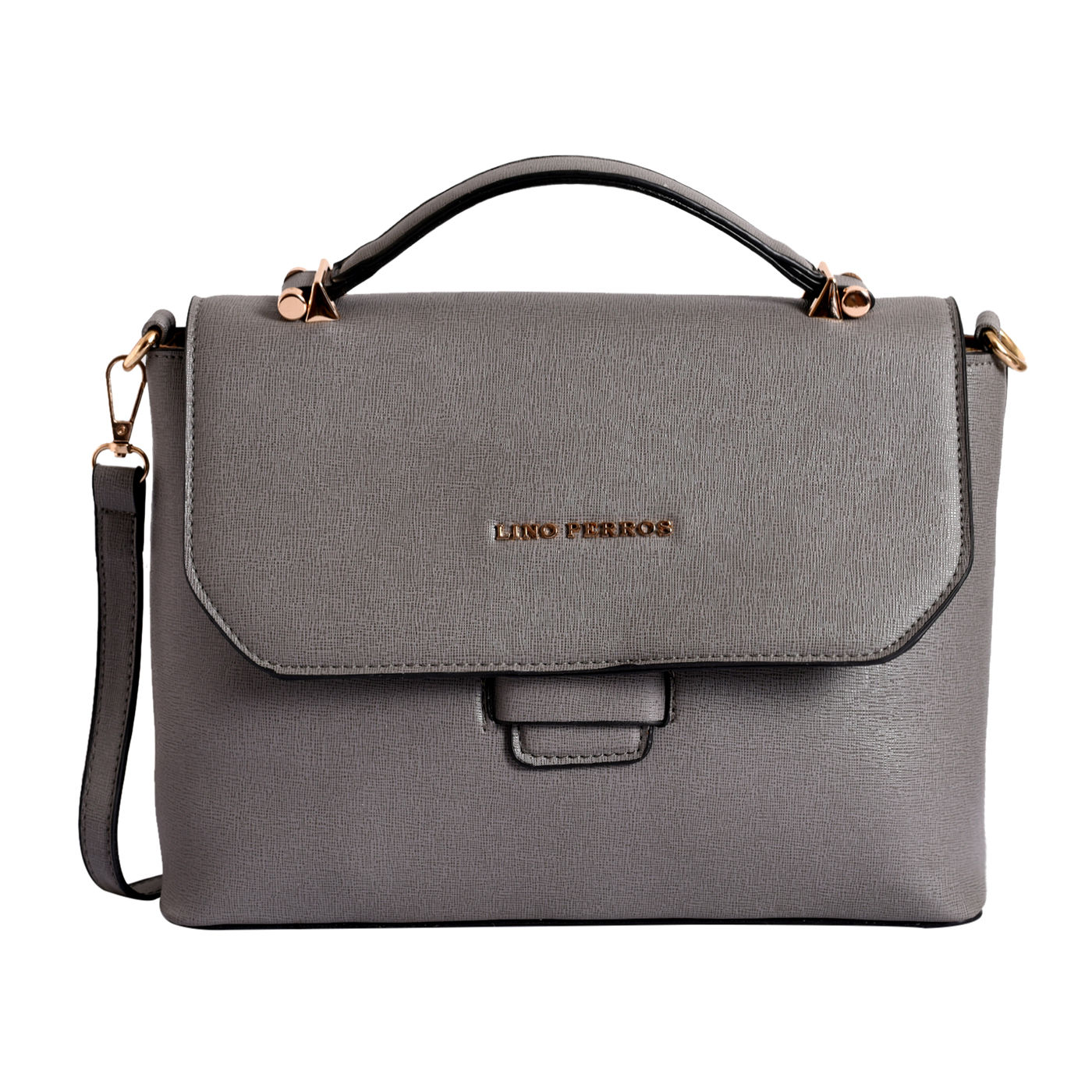 lino perros grey handbag