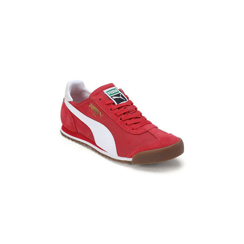 Puma Roma OG Nylon Unisex Red Sneakers (UK 3)