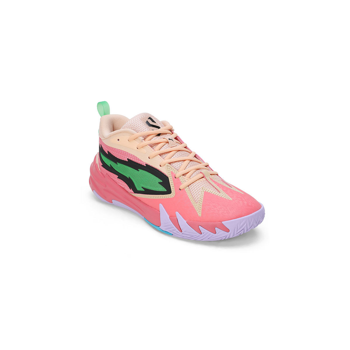 Puma pink shop basketball shoes