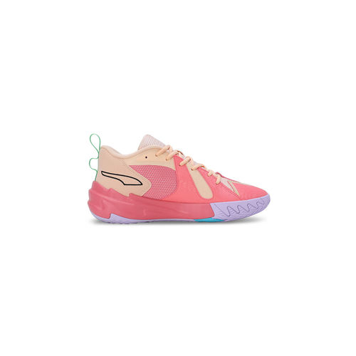 Puma Scoot Zeros Unisex Pink Basketball Shoes (UK 6)