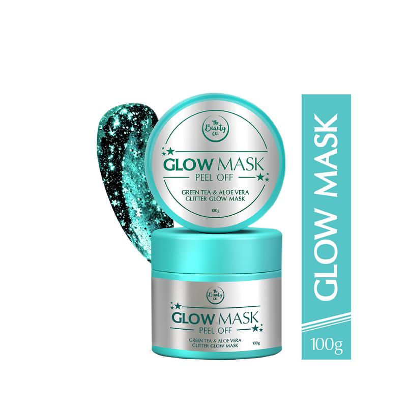 The Beauty Co. Green Tea & Aloe Vera Glitter Glow Mask Buy The Beauty