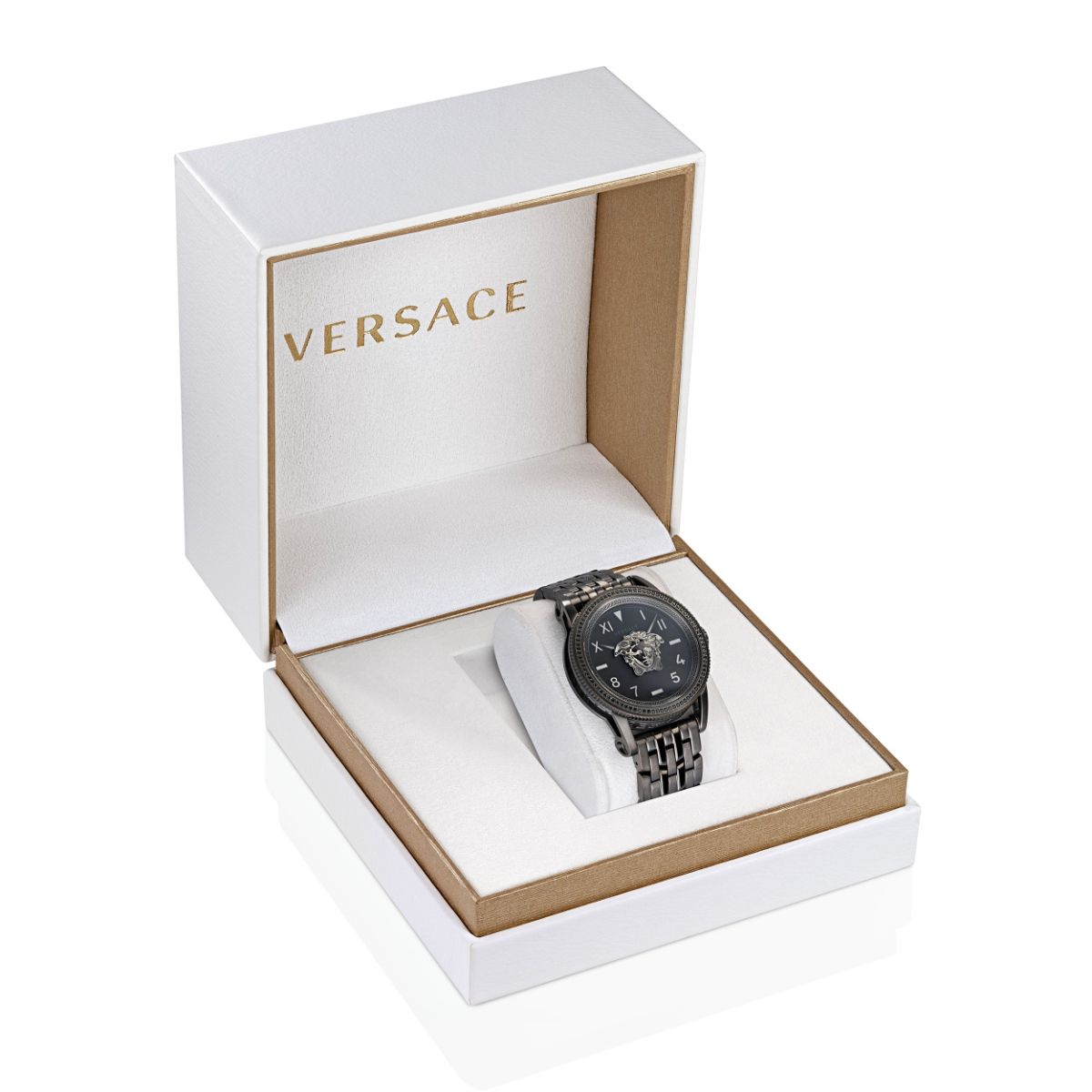 VERSACE Hellenyium Quartz Silver Dial Men's Watch