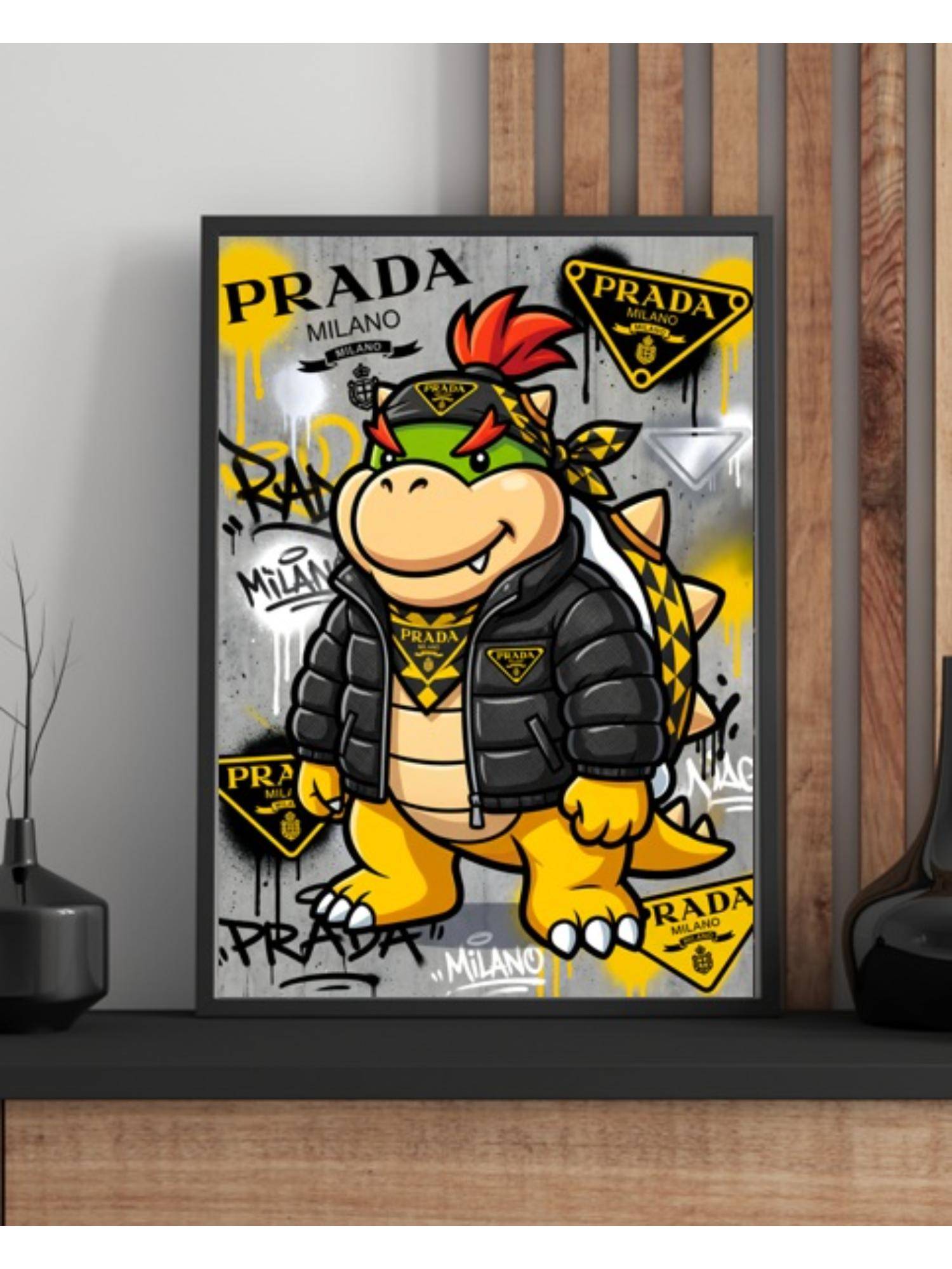 Sun Mun Decors Money Love Collection Street Boss Monster Art Frame