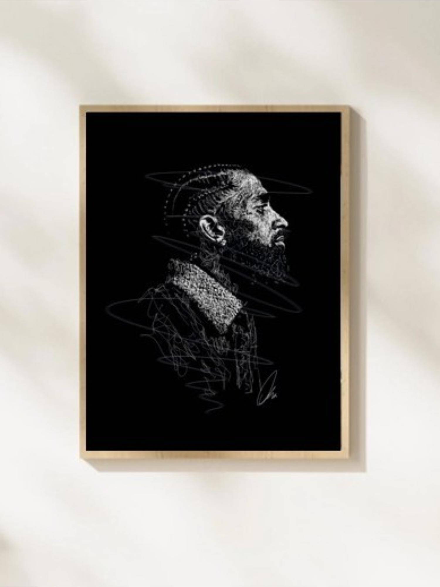 Sun Mun Decors Vault Series Music Legend Silhouette Frame