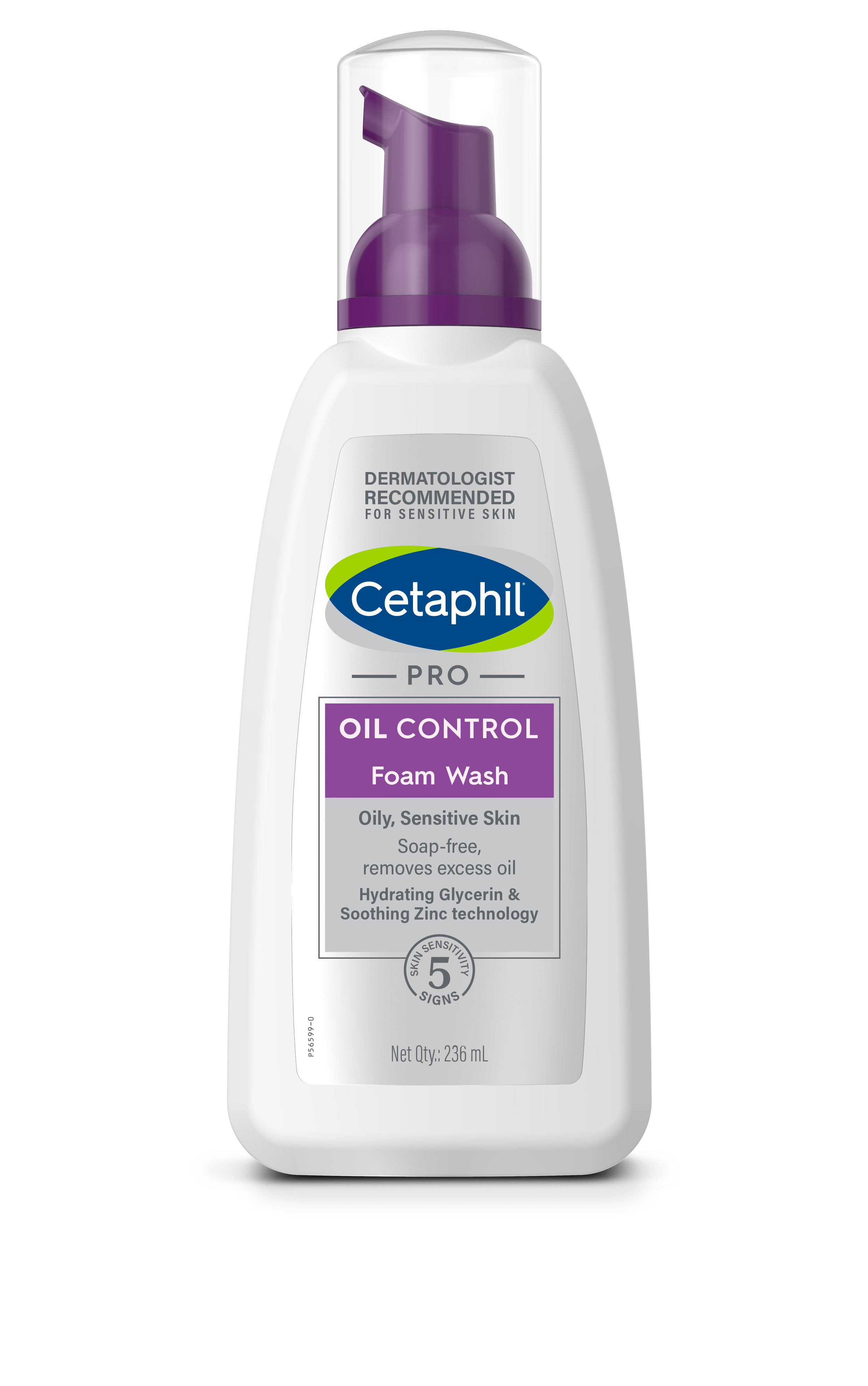 Buy Cetaphil Pro Oil Control Foam Face Wash For Oily Sensitive Skin Online
