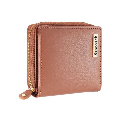 Buy Fastrack Tan Tri-Fold Wallet Online