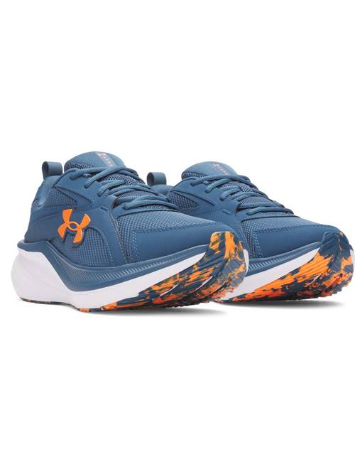 Under Armour Assert 11 Shoes Mens 10 Blu Blu Running Sneakers Gym 6006723-498 Under Armour Charged Assert 11 Navy / Blue /White Mens Size  main image 4