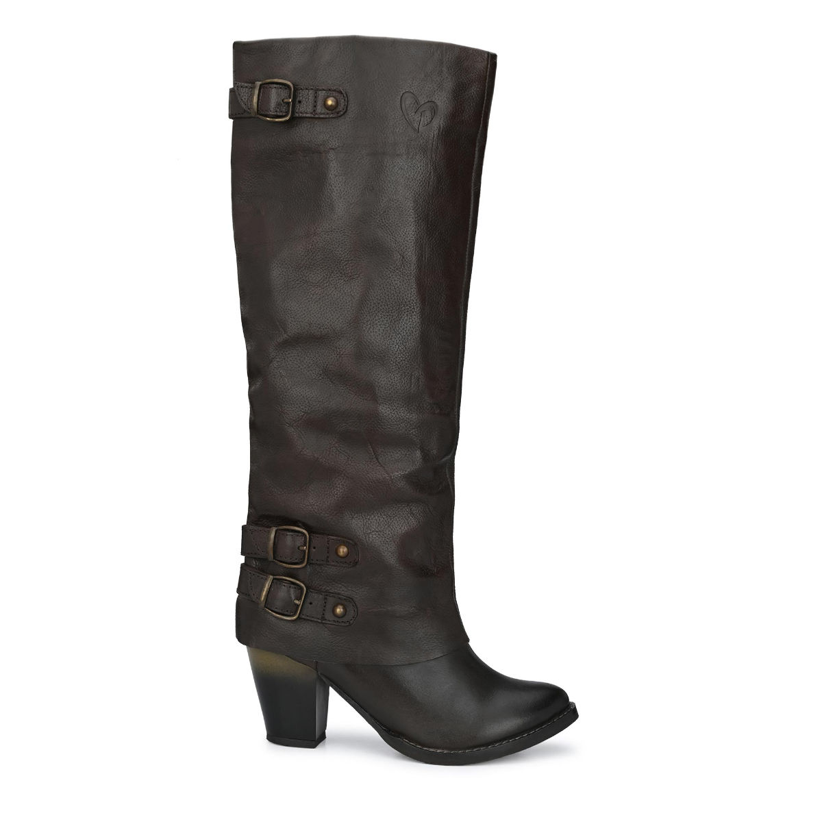 womens brown knee boots