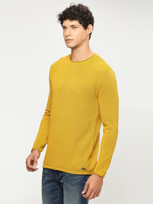 Pepe Jeans Yellow Lightweight Long Sleeve Sweater