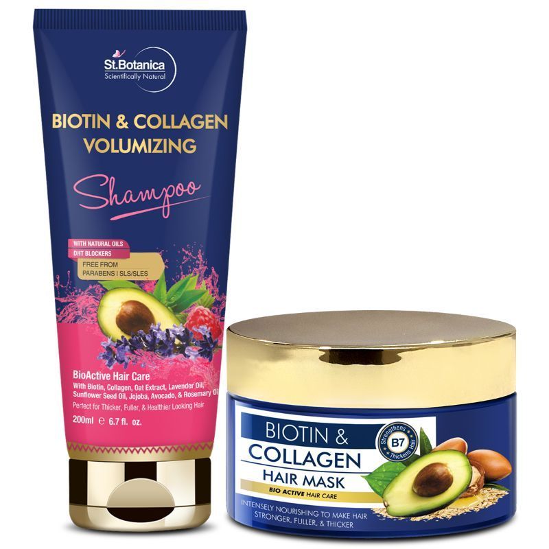 St.Botanica Biotin And Collagen Shampoo + Hair Mask