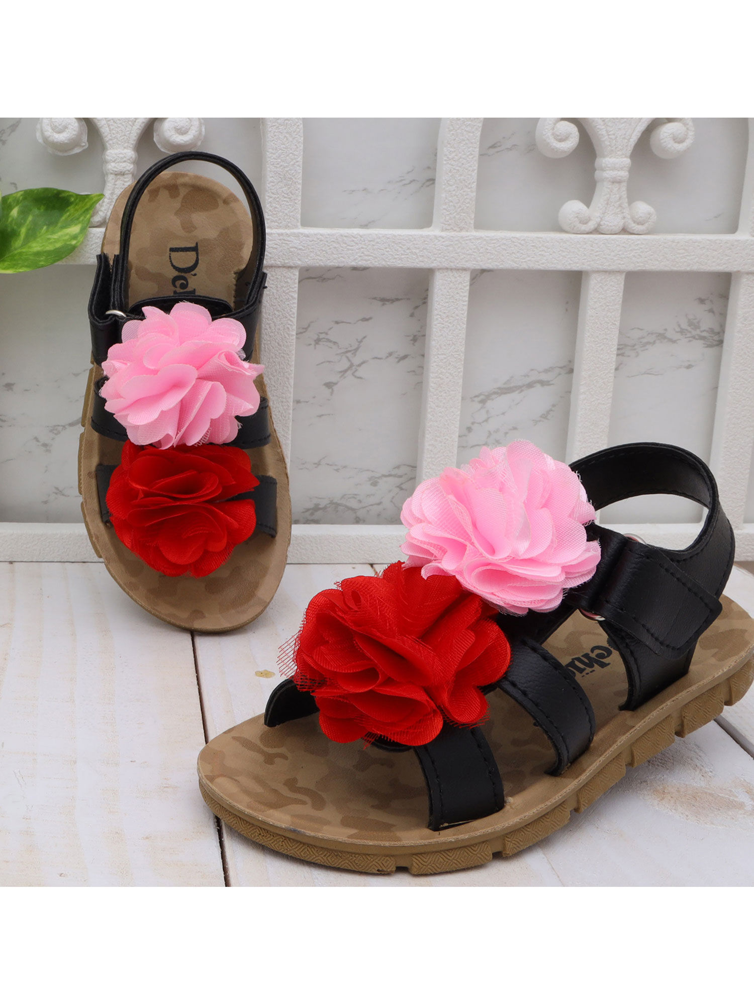 Buy Zasha WomensGirls stylish non leather Block heel black color Fashion  Sandal black numeric6 at Amazonin