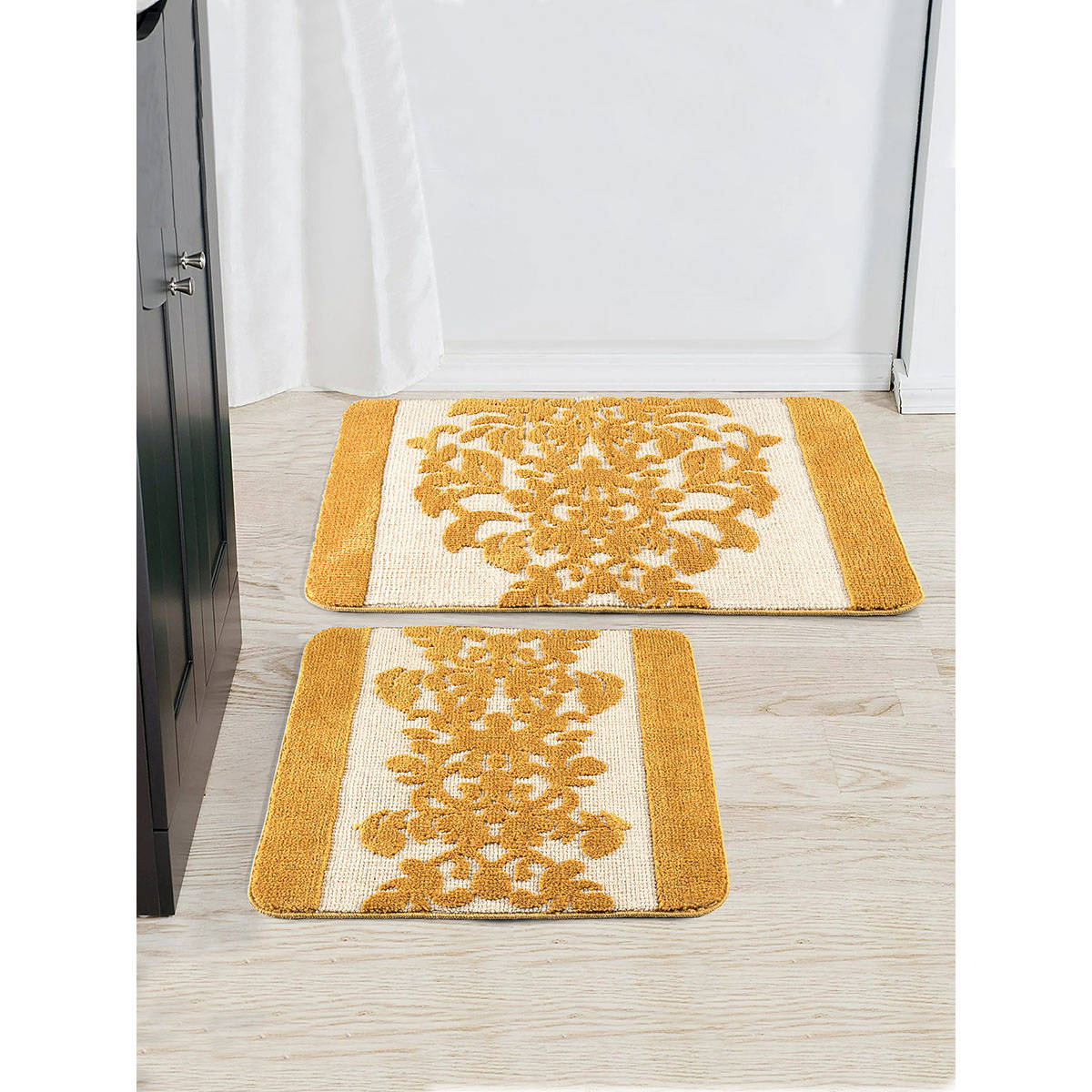 Saral Home Kschino Microfiber Bathmat Set of 2