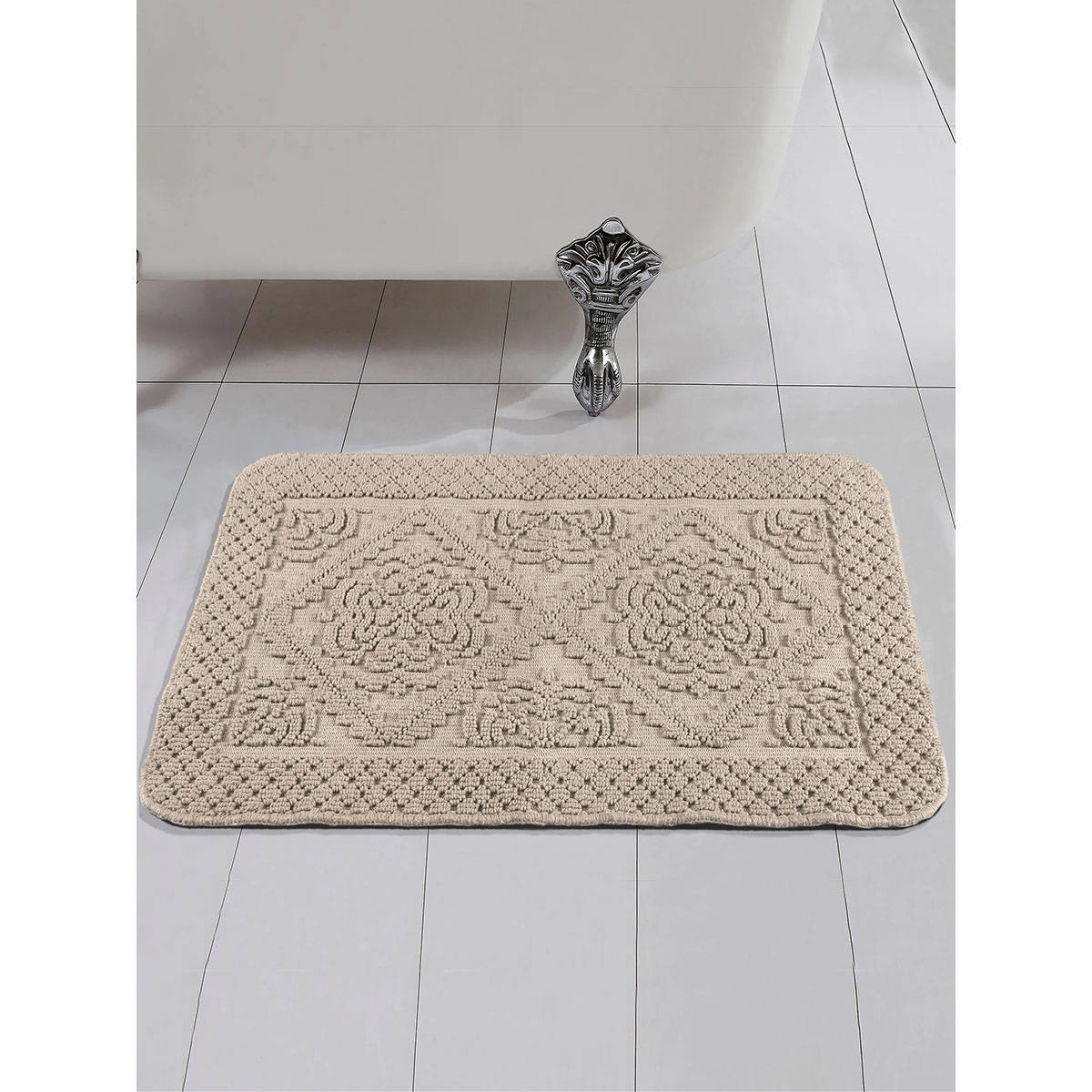 Saral Home Kaku Cotton Antiskid Bathmat 45X65 Cm