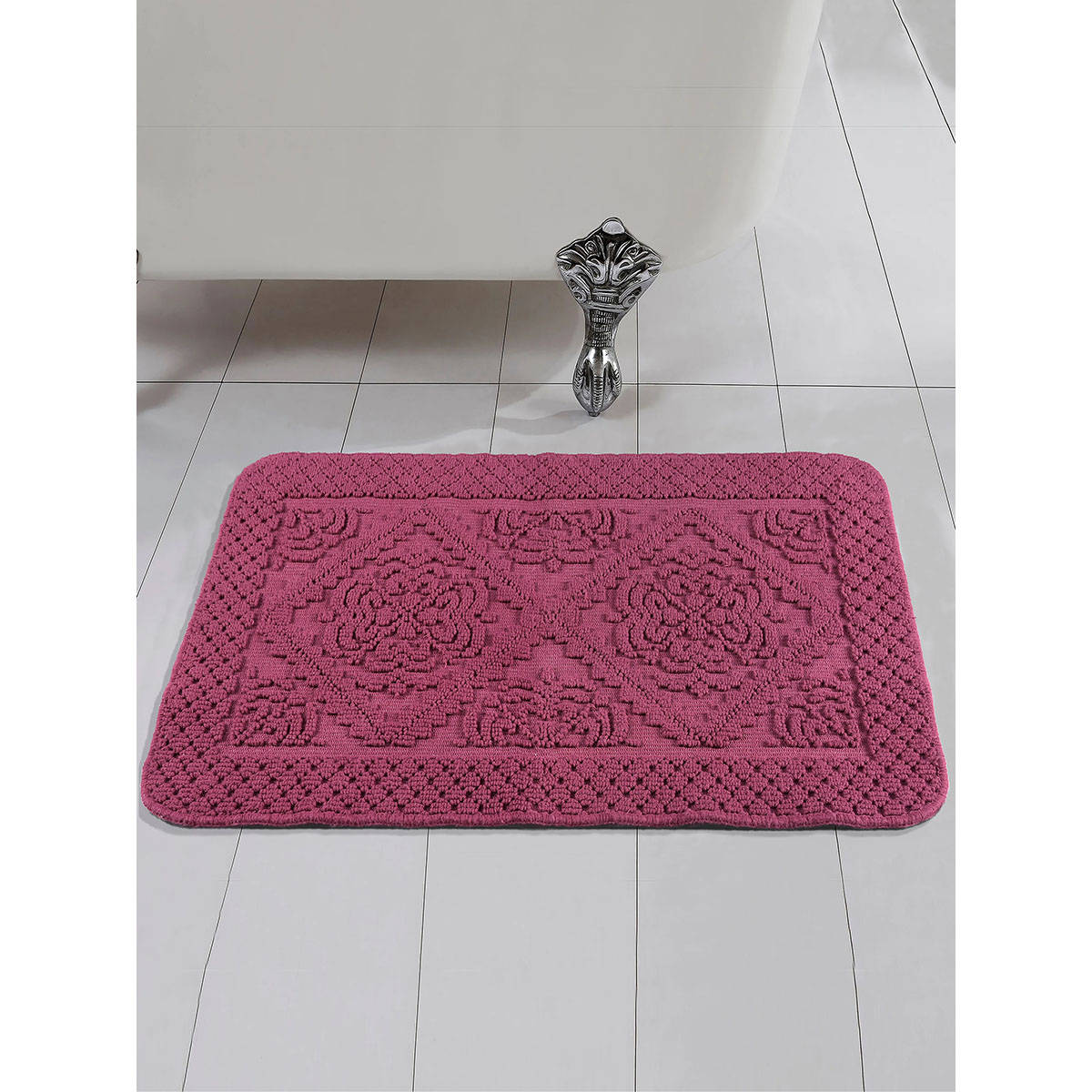 Saral Home Kaku Cotton Antiskid Bathmat 45X65 Cm