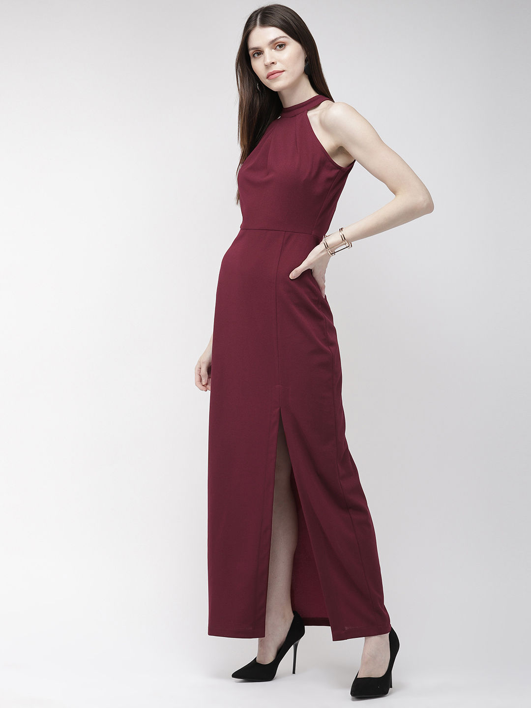 Twenty Dresses By Nykaa Fashion You Are Still The One Slit Maxi Dress