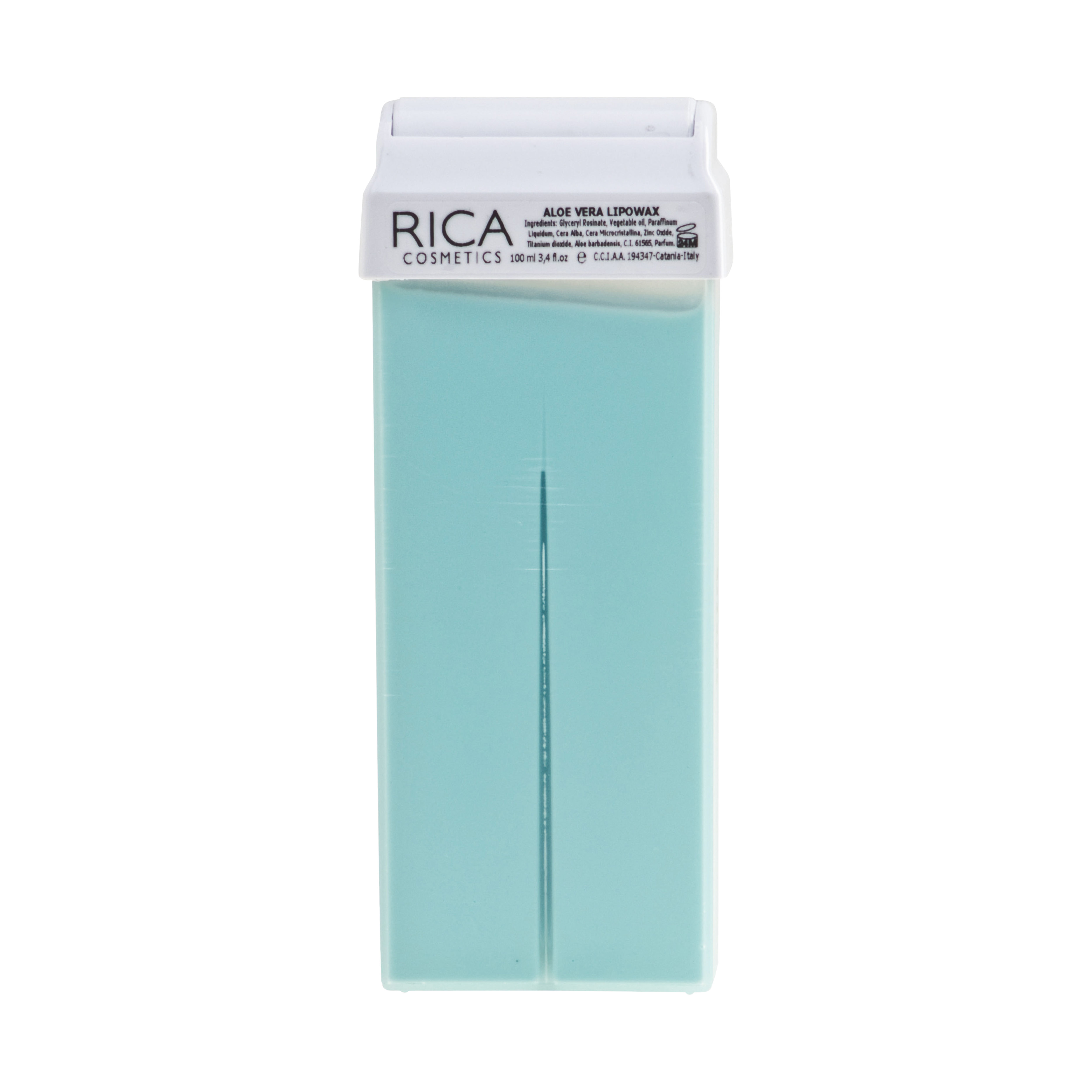 Rica Aloevera Liposoluable Wax Refill For Sensitive Skin With Glyceryl Rosinate & Natural Beeswax