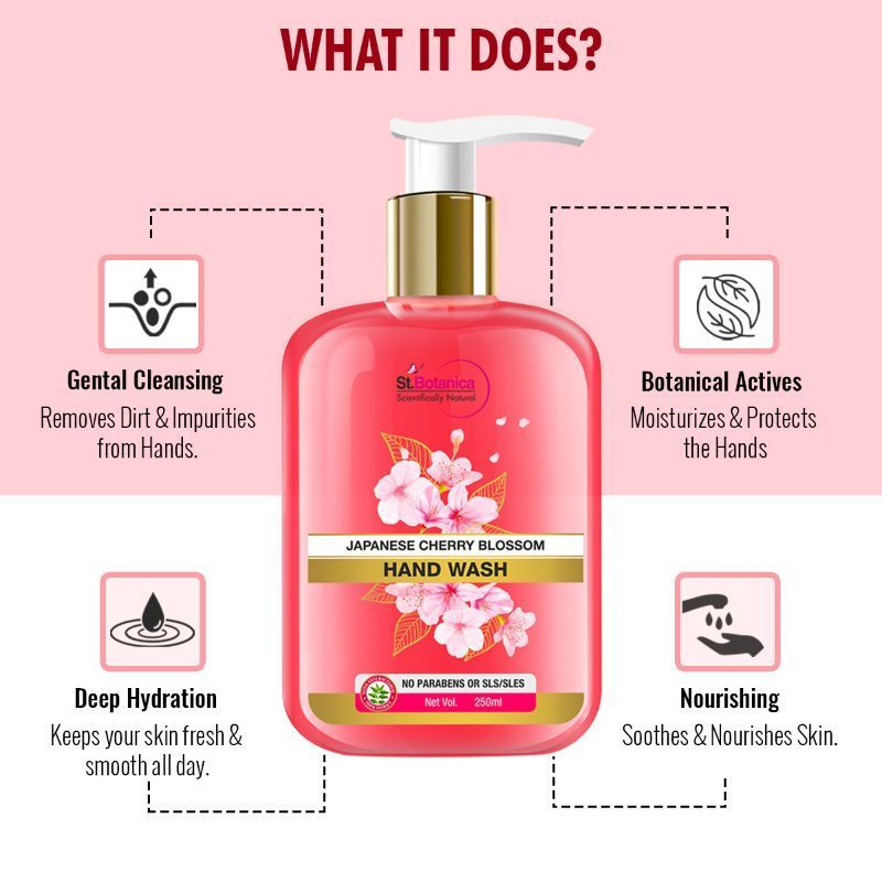 St.Botanica Japanese Cherry Blossom Hand Wash Buy St.Botanica Japanese