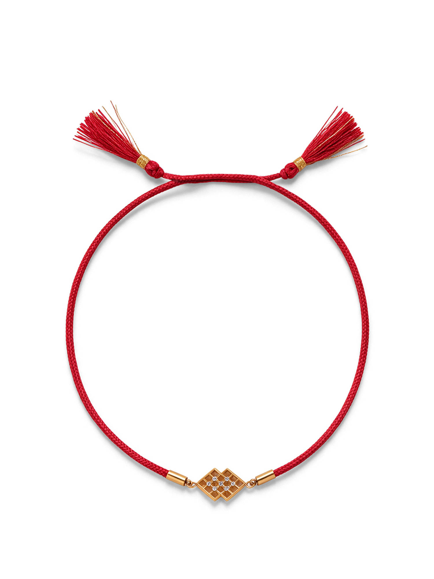 Palmonas Prosperity Ruby Grid Rakhi