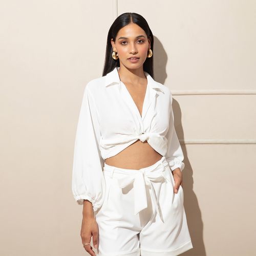 White Color Top With V-shape Neck at Rs 799  V Neck Top, Front Deep Neck  Tops, Deep V Neck Tops, महिलाओं के वी नैक वाले टॉप, लेडीज़ वी नैक टॉप 