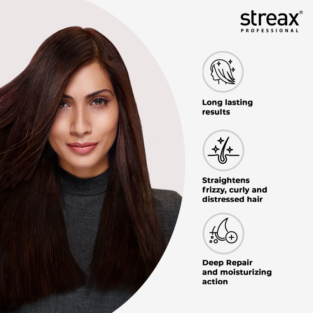 Buy Streax Professional Canvoline Hair Straightening Kit Mild Online