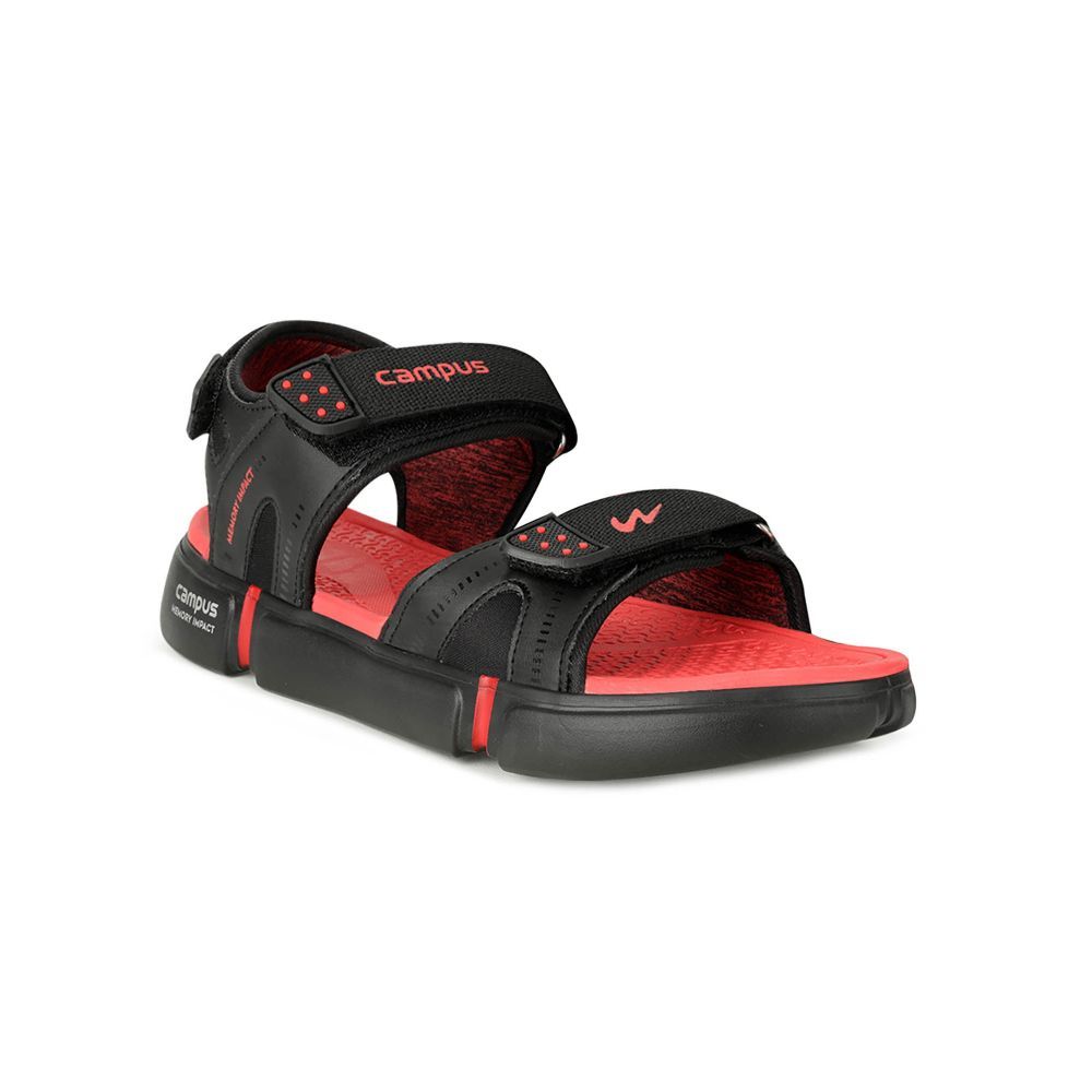 Campus Sd-069 Sandals (3k-sd-069-g-blk-red) - Uk 6