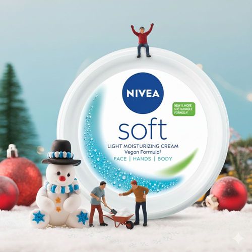 NIVEA Soft Vit E Light Non Sticky Face Moisturiser Cream Fresh & Hydrated Skin For All Skin Types