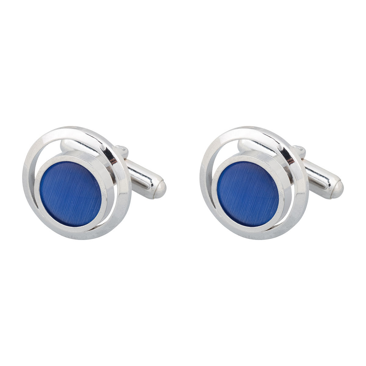 The Tie Hub O Ring Dark Blue Stone Cufflinks Buy The Tie Hub O Ring Dark Blue Stone Cufflinks