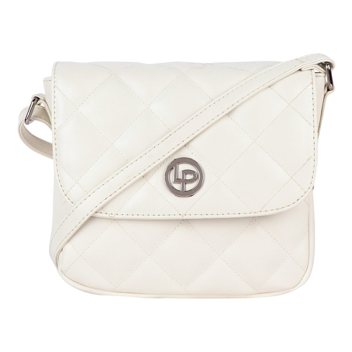 lino perros white sling bag