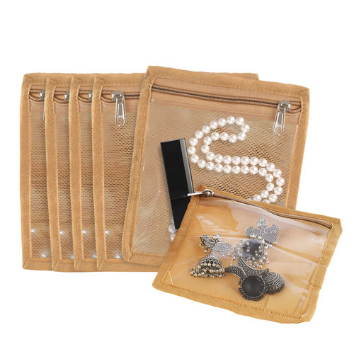 Matra Travel Pouches Set Of Transparent Jewellery Organizer Multipurpose  Bags For Accessories