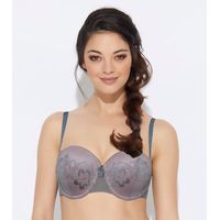 Buy Enamor F089 Classic Plunge Lace T-Shirt Bra - Padded Wirefree Medium  Coverage - Red Chilli Pepper at