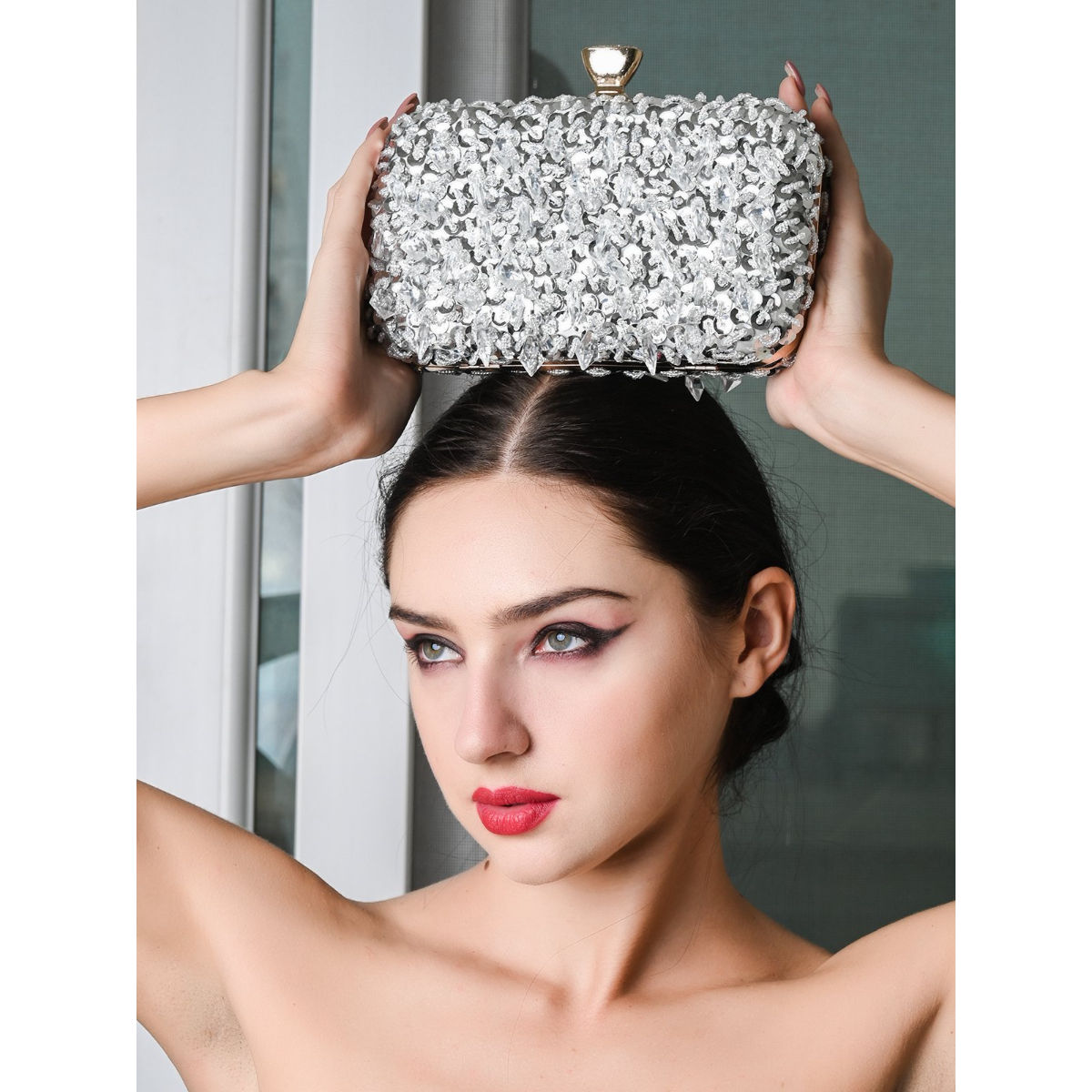 Clutch Bag Luxury Wedding | Wedding Clutch Bag Pearls | Clutch Purse Wedding  - Silver - Aliexpress
