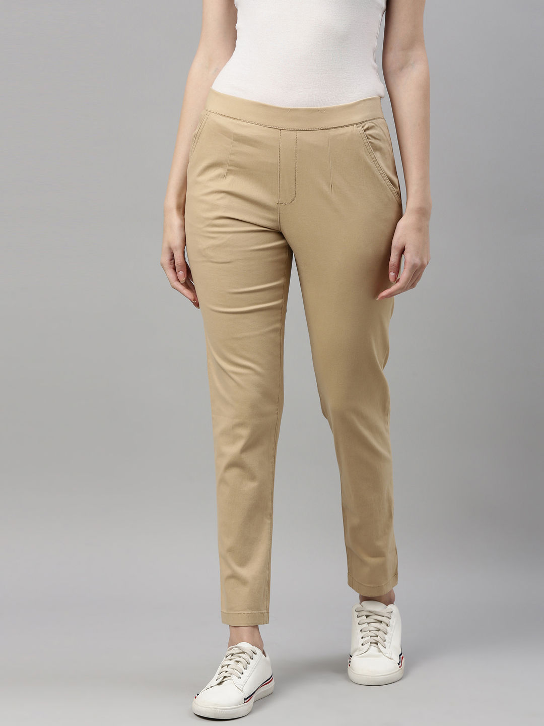 Buy Khaki Pants at Lowest Prices Online In India  Tata CLiQ