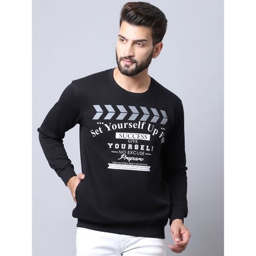 Buy Cantabil Men Black Sweatshirt Online