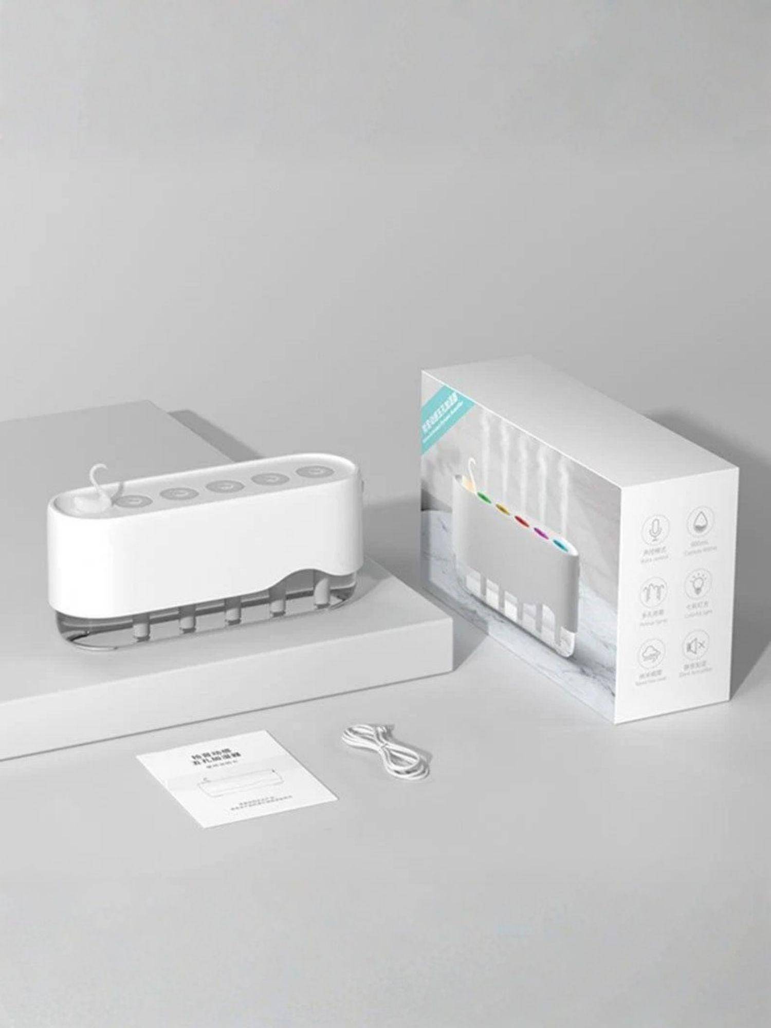 Buy Smokey Cocktail Voice Activated Humidifier/Diffuser - White Online