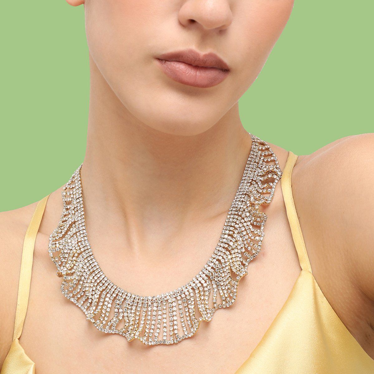 Discover 72+ statement necklace india