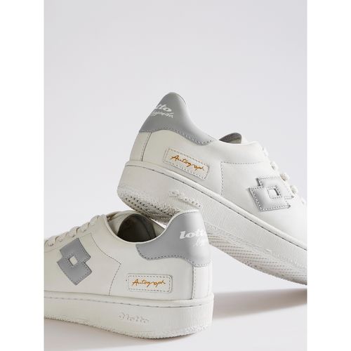 LOTTO Autograph OG White Grey Leather Sneakers for Women (UK 3)