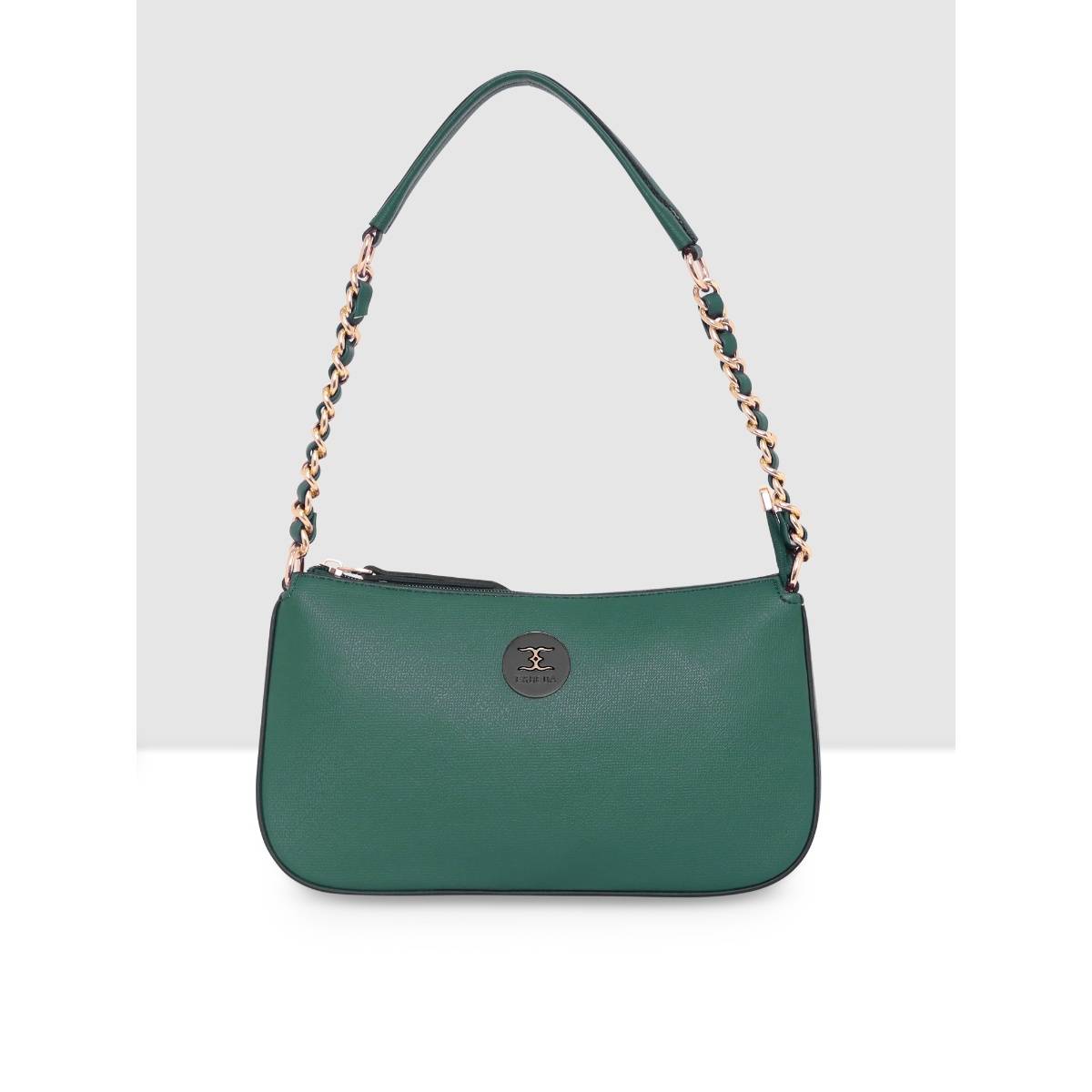 ESBEDA Green Colour Chain Handle Shoulder Bag for Women