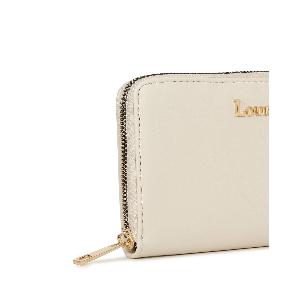 Buy Louis Stitch Stylish White Wallet for Women with Zipper