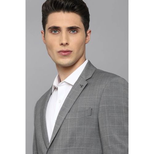 Louis Philippe Suits : Buy Louis Philippe Grey Two Piece Suit (Set of 2)  Online