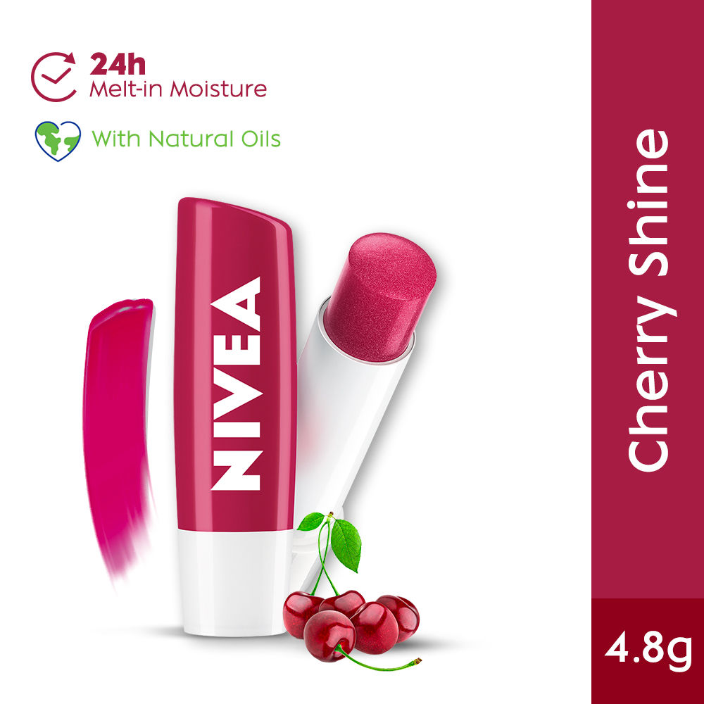 NIVEA Fruity Shine Lip Balm: Buy NIVEA Fruity Shine Lip Balm Online at ...