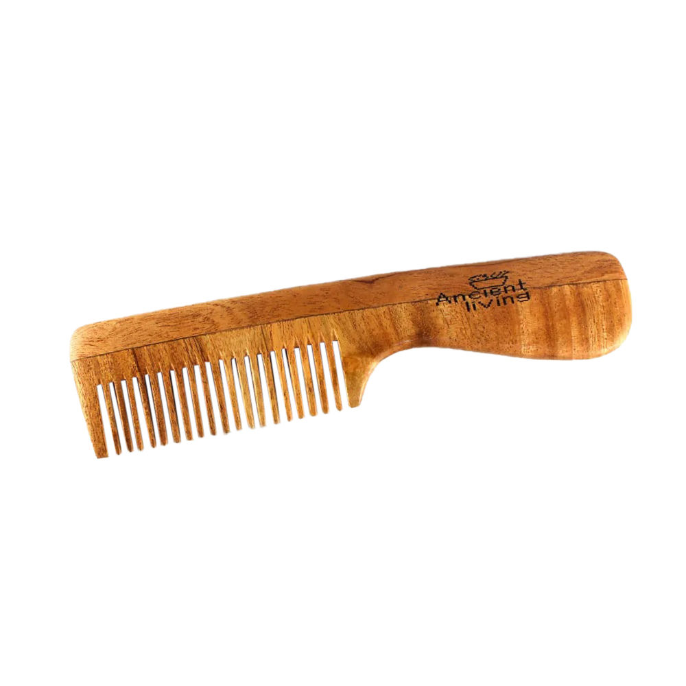 Ancient Living Neem Wood Comb With Handle