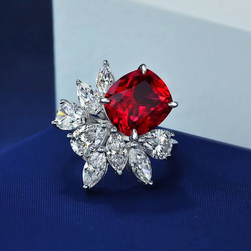 Buy Designs You Silver Plated American Diamond Crushed Ice Cut